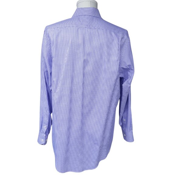 BLACK BROWN 1826 SZ 15.5 Classic Fit Egyptian Cotton Lavendar Button Up Shirt - Picture 4 of 14